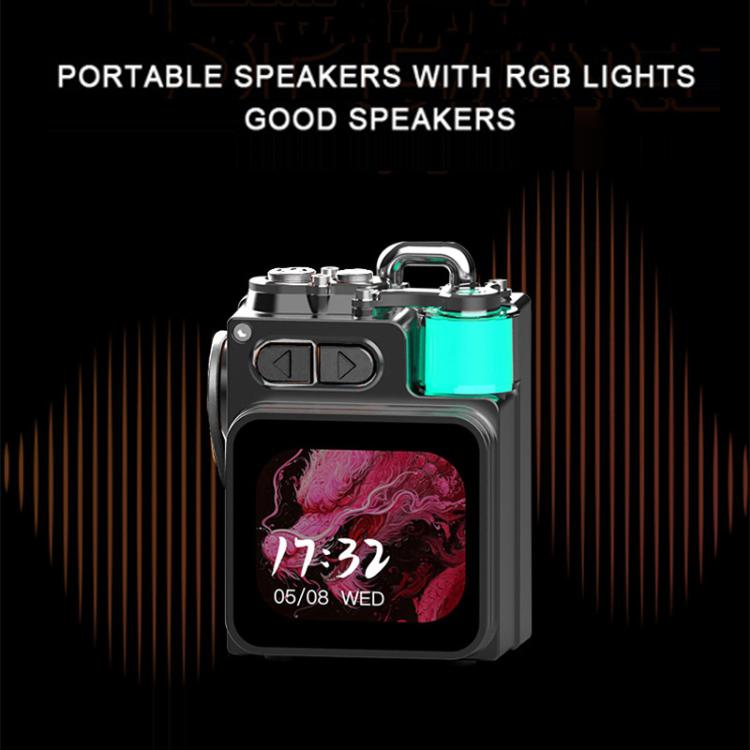 DK08 Altavoz Bluetooth Portátil Pantalla LED RGB 5.4