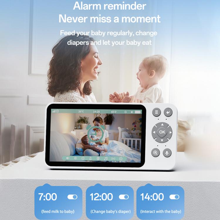 Yesido KM28 Monitor Bebé 5 Pulg LCD 0.5GB+0.125GB 2.4G WiFi6