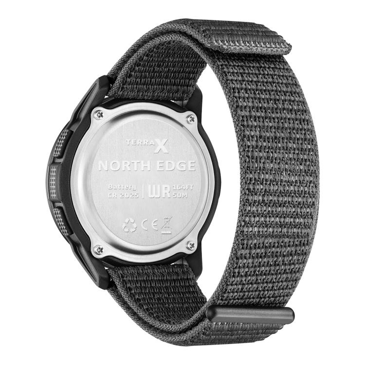North Edge TERRAX Reloj Hombre 5 ATM Esfera Luminosa Nylon