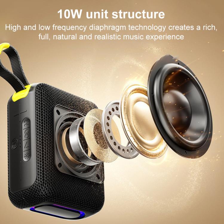 AWEI KA20 Altavoz Bluetooth 5.3 Portátil TWS RGB TF