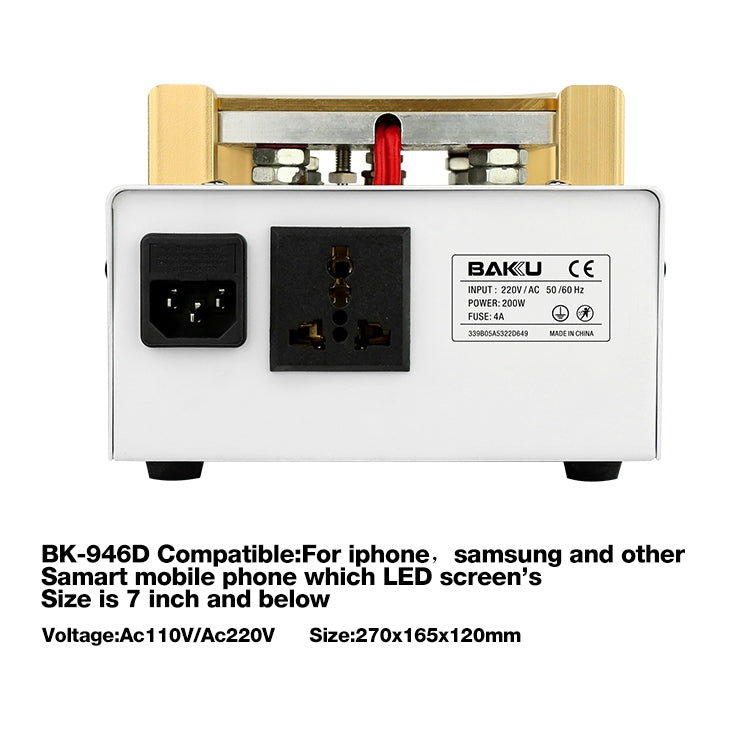 BAKU BK-946D Máquina Separadora de Panel Táctil LCD Al Vacío