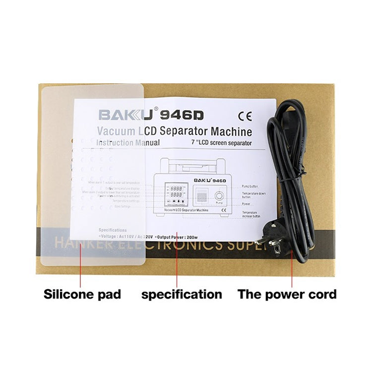 BAKU BK-946D Máquina Separadora de Panel Táctil LCD Al Vacío