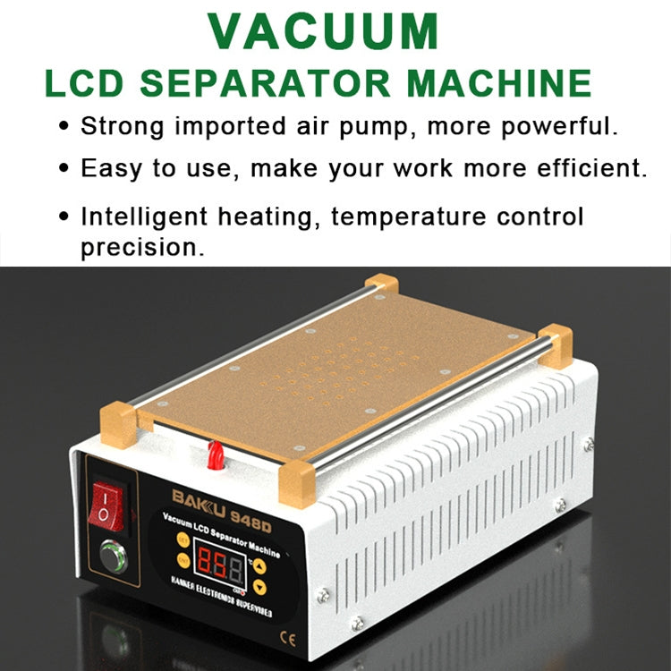 BAKU BK-948D Máquina Separadora LCD Al Vacío 220V 500W