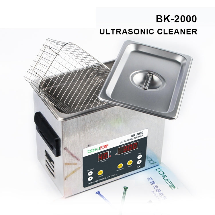 BAKU BK-2000 Ultrasonico Limpiador Pantalla LCD Con Cesta