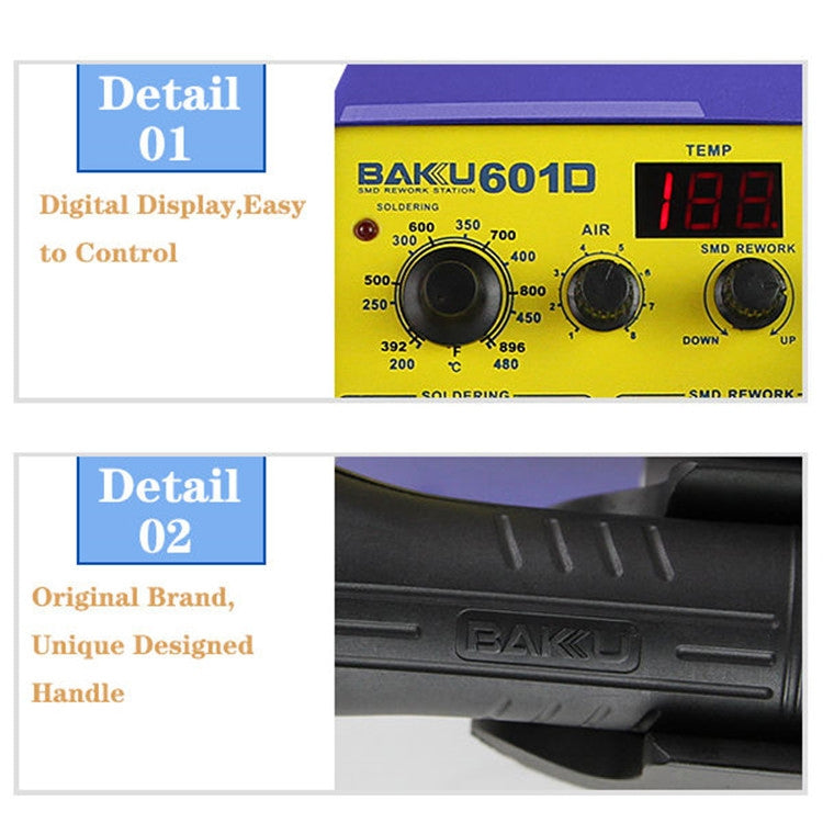 BAKU BK-601D Estación De Soldadura Con Pantalla LED Profesional
