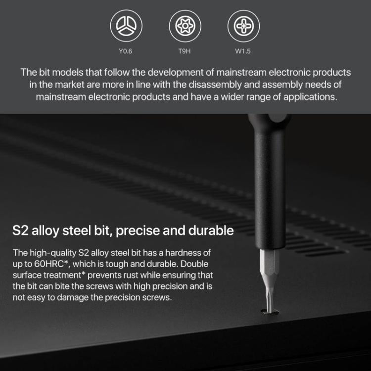 Xiaomi Mijia Wiha 24 en 1 Kit de Destornilladores Magnéticos de Precisión en Caja de Aluminio