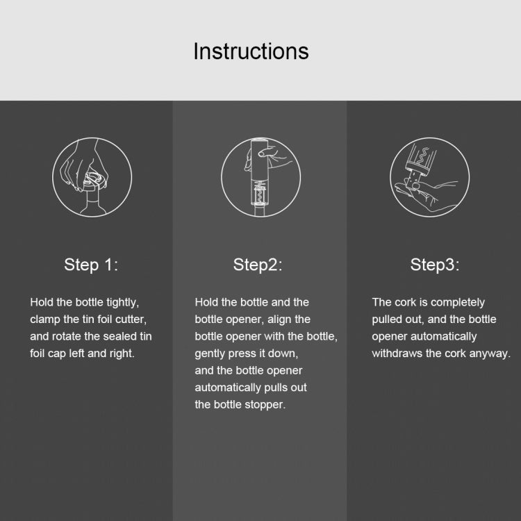 Xiaomi Youpin Circle Joy Abridor Vino Eléctrico Silencioso