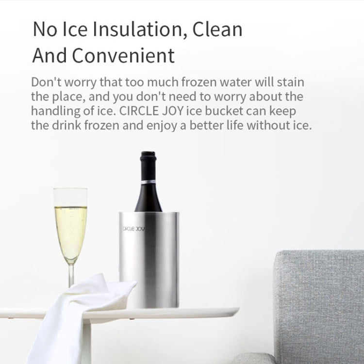 Xiaomi Youpin Circle Joy Cubo De Hielo Doble Aislamiento Acero Inoxidable