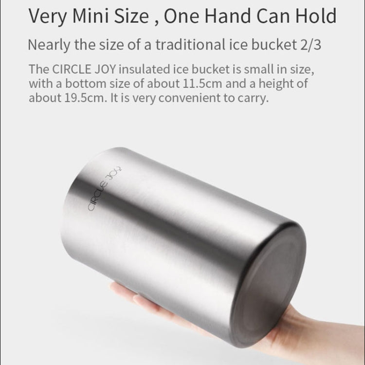 Xiaomi Youpin Circle Joy Cubo De Hielo Doble Aislamiento Acero Inoxidable