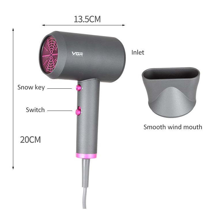 VGR V-400 Secador De Pelo Iones Negativos Enchufe UE