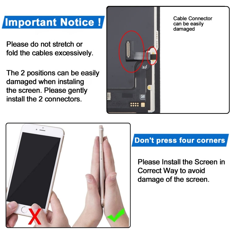 JK Pantalla IPhone 13 LCD TFT Control táctil 120 Hz