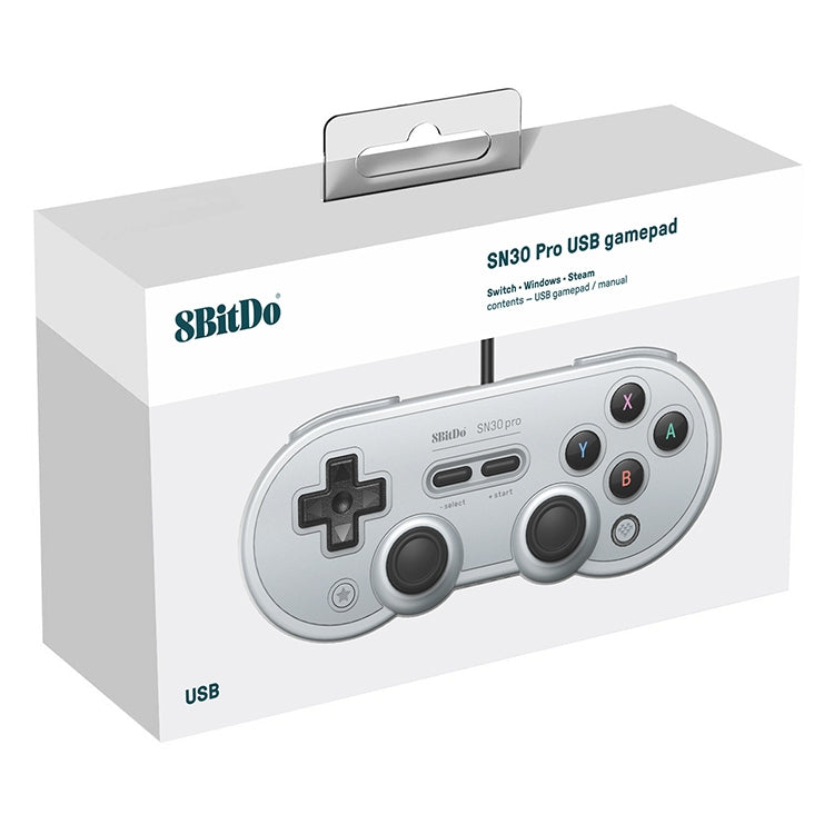8Bitdo SN30 PRO Gamepad Cable USB 1.8m Para Switch Steam PC Ideal