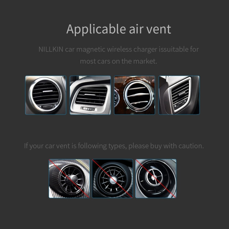 NILLKIN MC027 Cargador Inalámbrico Magnético Coche 10 W