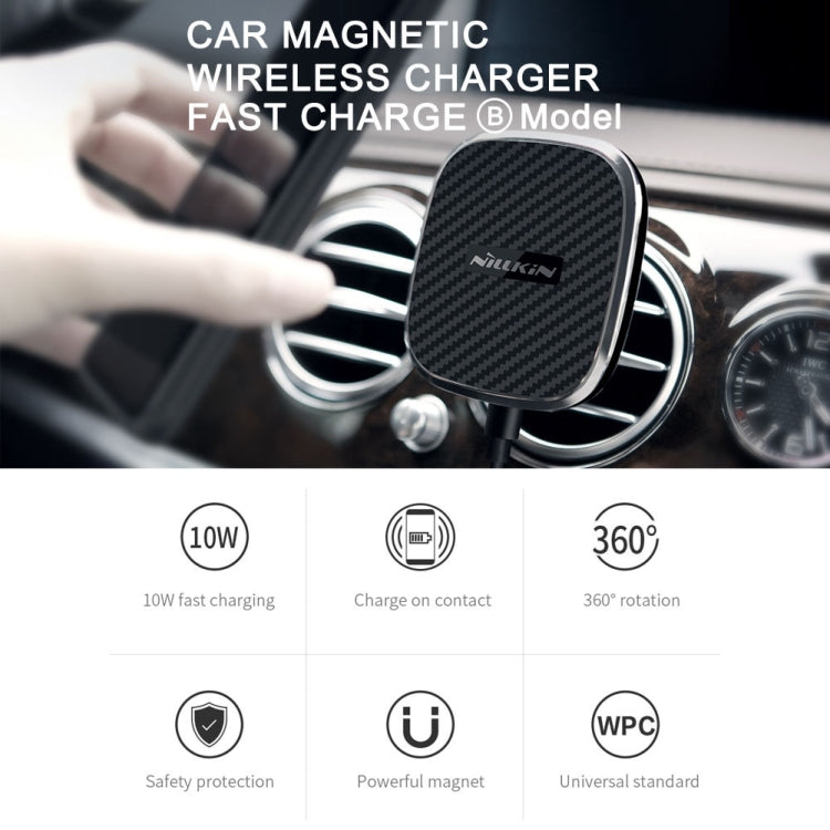 NILLKIN MC027 Cargador Inalámbrico Magnético Coche 10 W