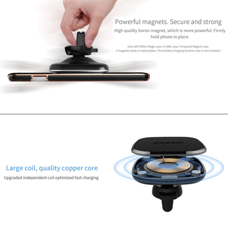 NILLKIN MC027 Cargador Inalámbrico Magnético Coche 10 W
