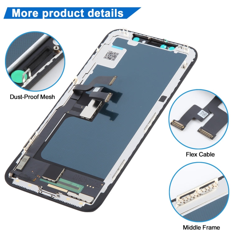 JK Incell Pantalla LCD IPhone X 120 Hz Táctil Repuesto