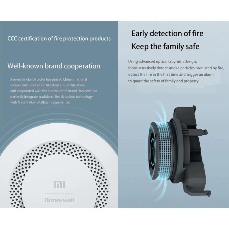 Xiaomi Mijia CA1001 Alarma de Incendio Inteligente con APP Control y Detección de Humo