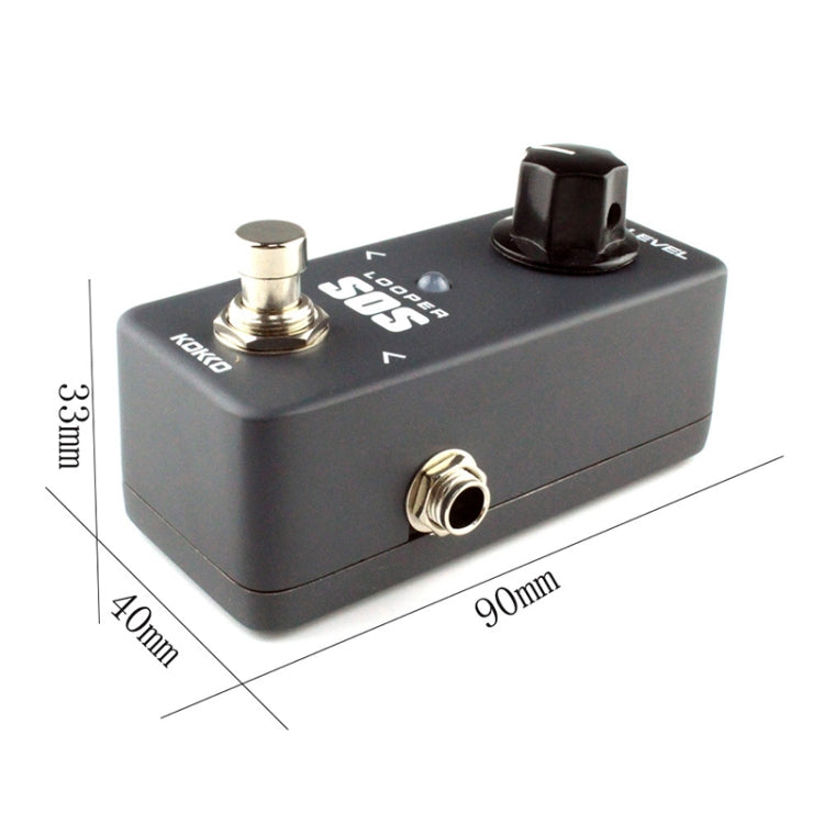 KOKKO FLP2 Pedal de Efectos Mini SOS Looper Formato Mini