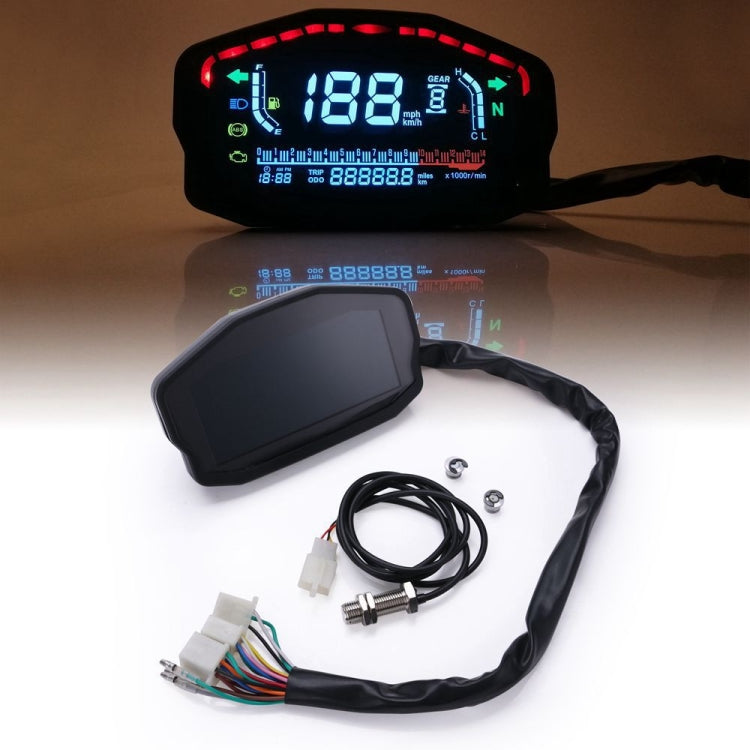 Speedpark Universal Velocímetro Digital Para Motocicleta Retroiluminado