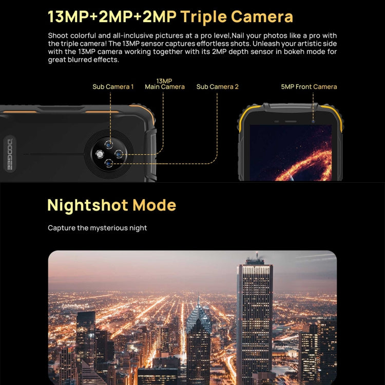 DOOGEE S35 Rugged Phone, 2GB+16GB