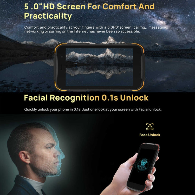 DOOGEE S35 Rugged Phone, 2GB+16GB