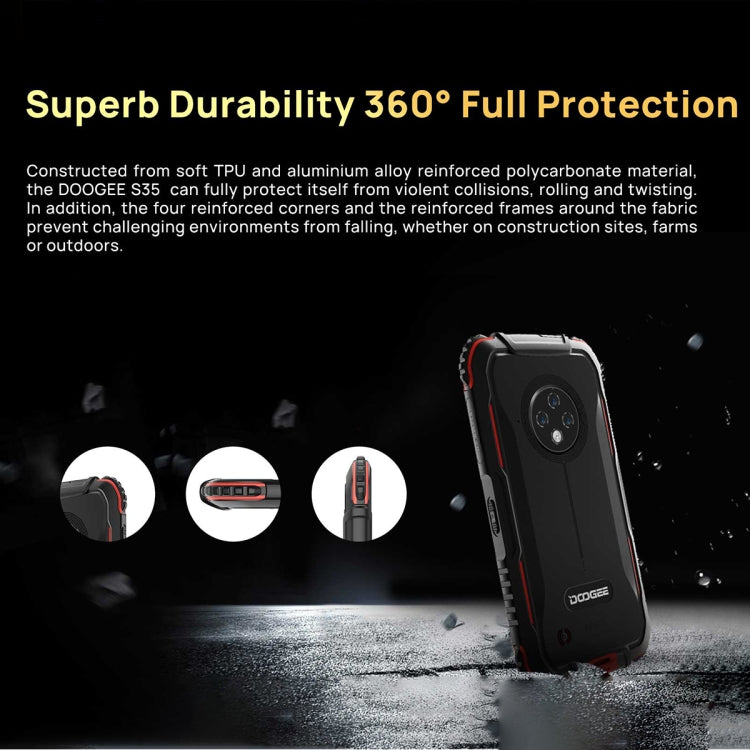 DOOGEE S35 Rugged Phone, 2GB+16GB