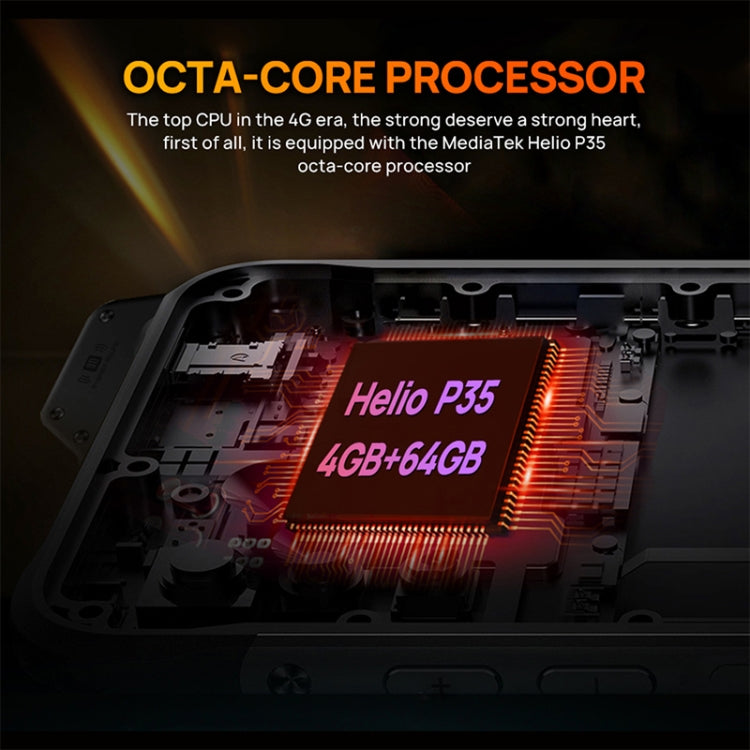 UNIWA W888 Explosion-proof Rugged Phone, 4GB+64GB