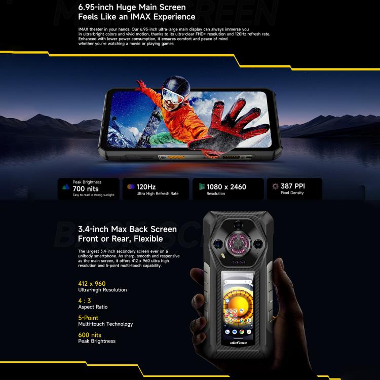 Ulefone Armor 21 Smartphone 8GB+256GB Helio G99 Plus by Ulefone