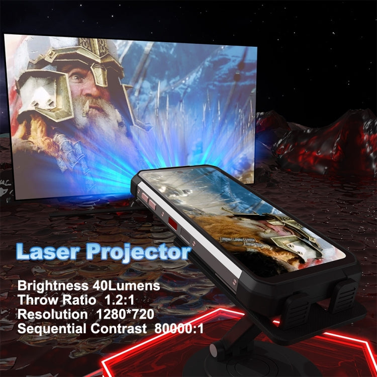 Unihertz Tank 2 Laser Projector Rugged Phone, 108MP Camera, Night Version, 12GB+512GB