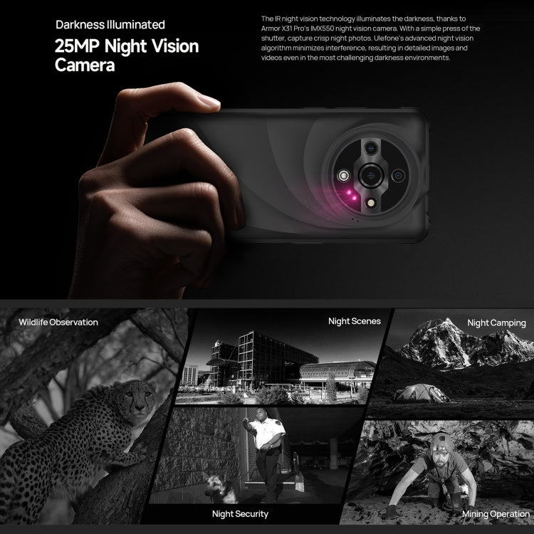 Ulefone Armor X31 Pro 5G Teléfono Resistente 8GB+256GB by Ulefone