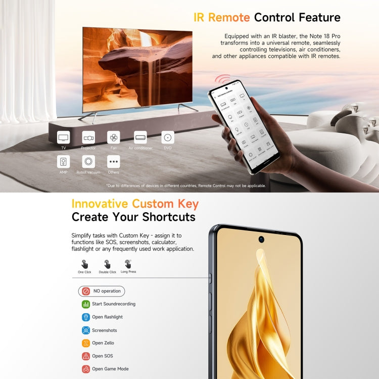 Ulefone Note 18 Pro Smartphone 6GB+256GB 6.78 Pulgadas 4G by Ulefone