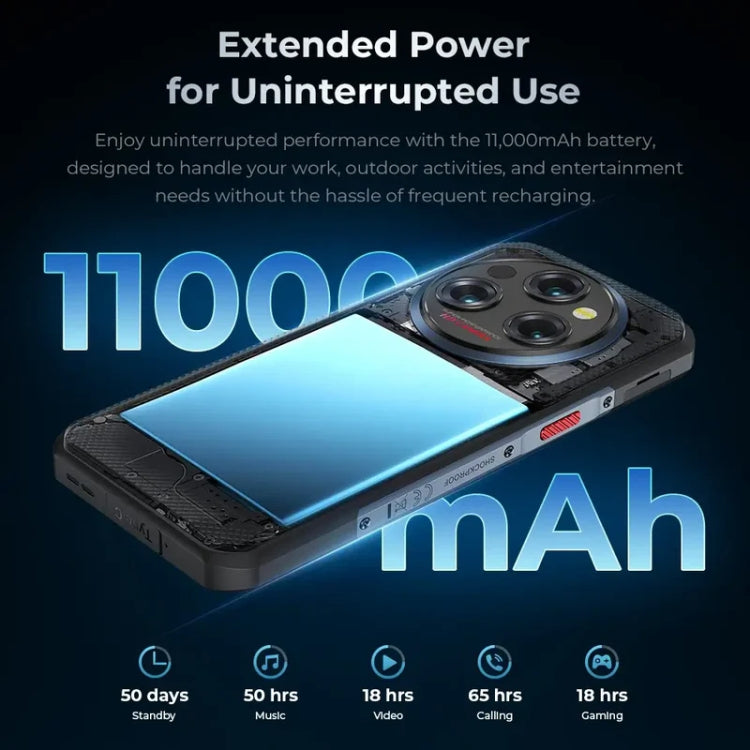 Oukitel WP35 S Teléfono Robusto 6GB+256GB 11000mAh 4G by OUKITEL