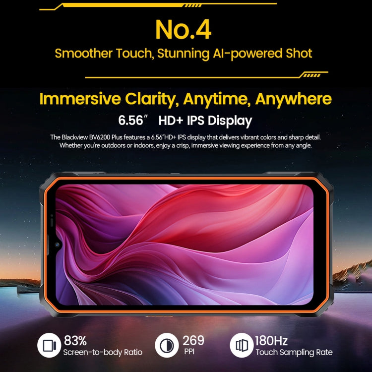 Blackview BV6200 Plus Teléfono Inteligente 8GB+256GB IP68 by Blackview