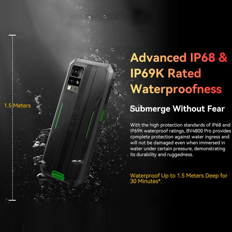 Blatskviev BV4800 Pro Teléfono Resistente 4GB+128GB by Blackview