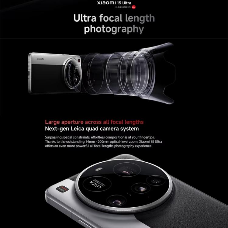Xiaomi 15 Ultra Global Smartphone 16GB+512GB 200MP Camera by Xiaomi