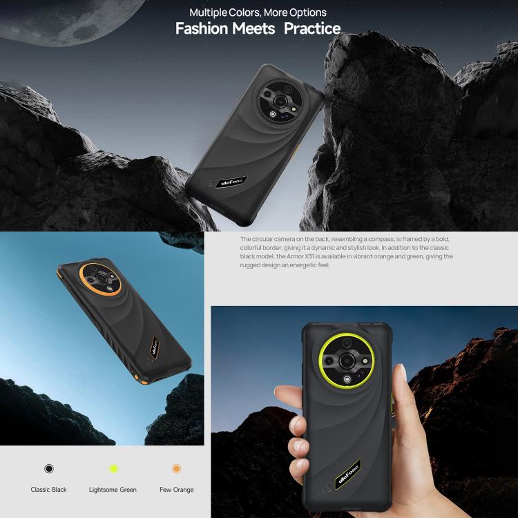 Ulefone Armor X31 Smartphone 6GB+128GB Visión Nocturna 4G by Ulefone