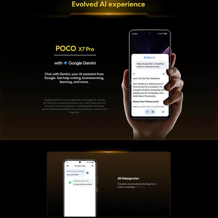 Xiaomi POCO X7 Pro 5G Global Smartphone 12GB+256GB Lector De Huellas