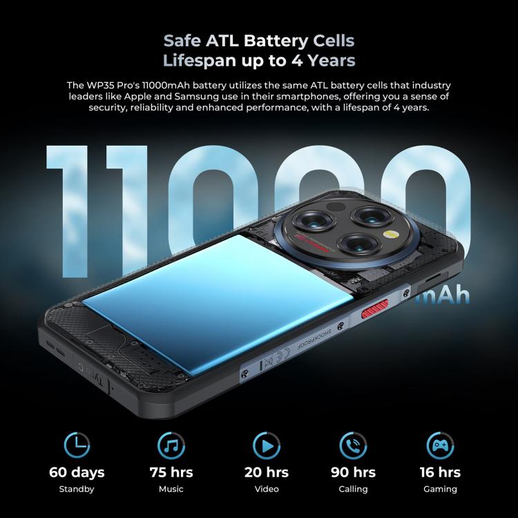 Oukitel WP35 Pro Smartphone 12GB+512GB 5G Rugged Series by OUKITEL