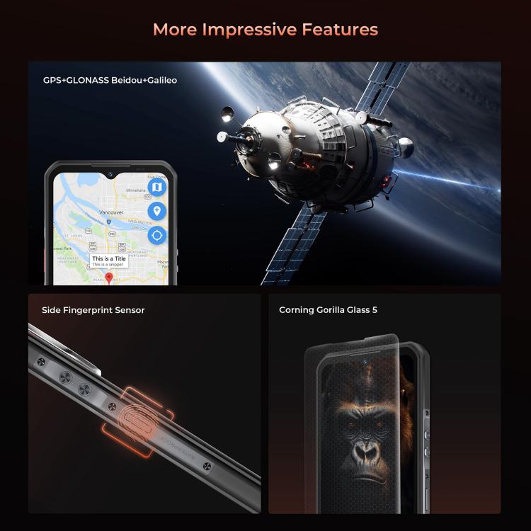 Oukitel WP55 Pro Teléfono Robusto 16GB+512GB Android15 5G by OUKITEL