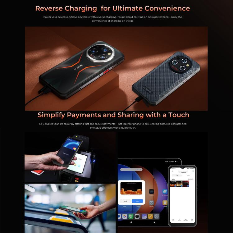 Oukitel WP55 Pro Teléfono Robusto 16GB+512GB Android15 5G by OUKITEL