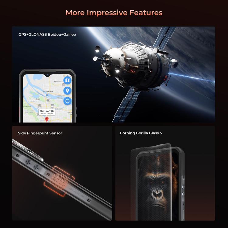 Oukitel WP55 5G Teléfono Robusto 12GB+256GB 108MP Cámara by OUKITEL