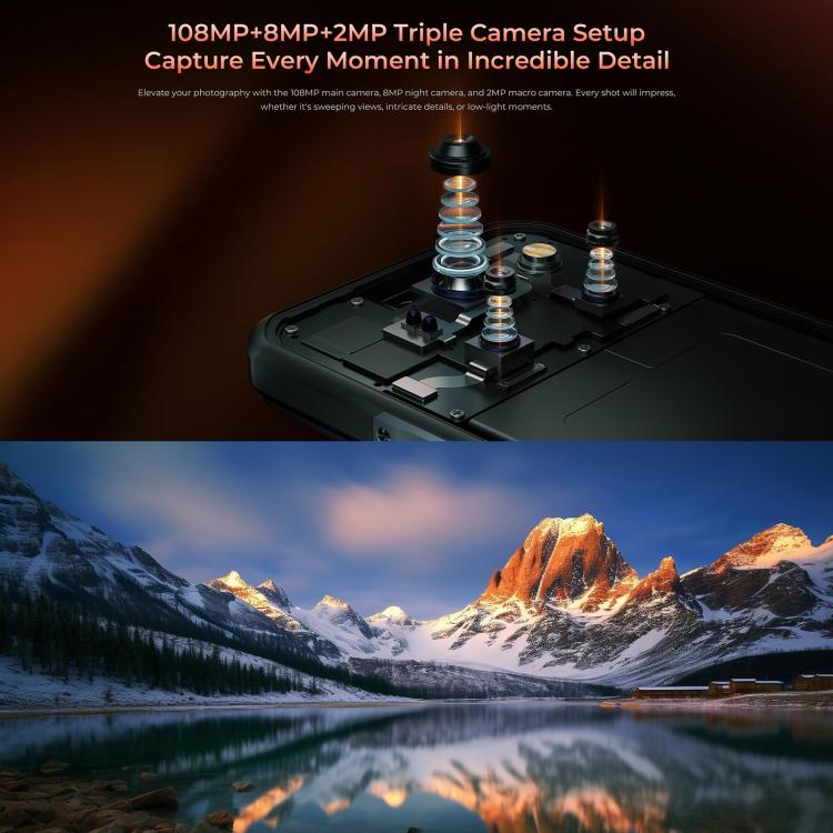 Oukitel WP55 5G Teléfono Robusto 12GB+256GB 108MP Cámara by OUKITEL