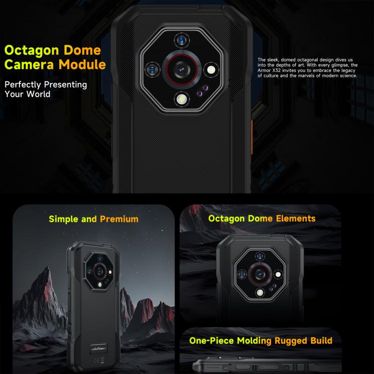 Ulefone Armor X32 Teléfono 8GB+256GB Visión Nocturna 4G by Ulefone