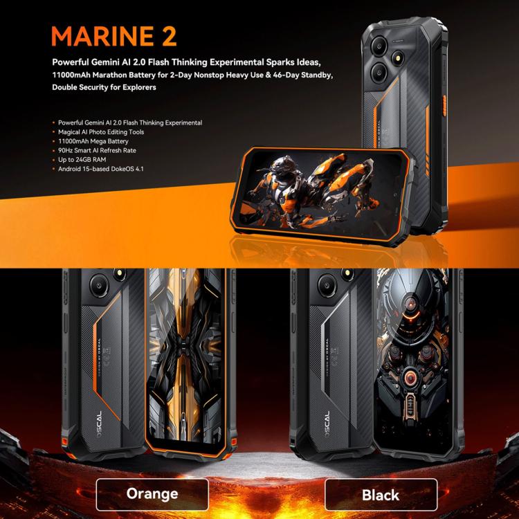 Blackview Oscal Marine 2 Smartphone 4GB+64GB 4G Rugged by Blackview