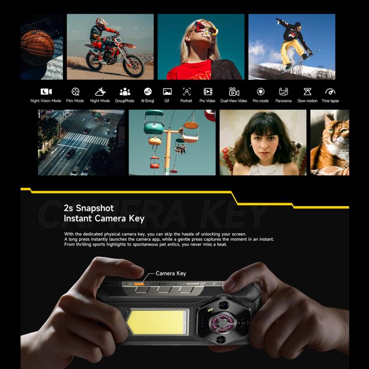 Ulefone Armor 30 12GB+512GB Teléfono Rugerizado Visión Nocturna IP68 6.95 Pulgadas 4G