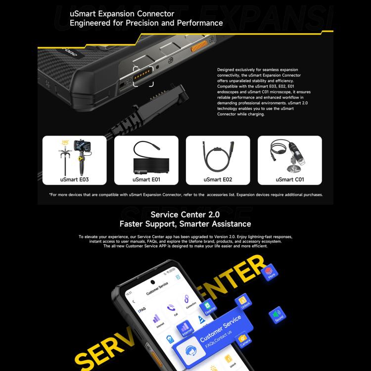 Ulefone Armor 30 12GB+512GB Teléfono Rugerizado Visión Nocturna IP68 6.95 Pulgadas 4G
