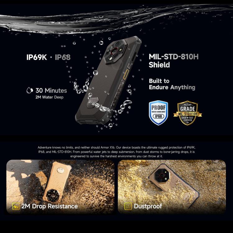 Ulefone Armor X16 Celular 6GB+128GB Visión Nocturna 4G by Ulefone