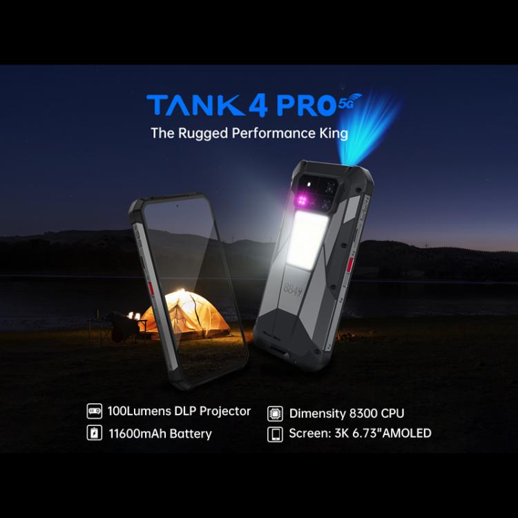 Unihertz Tank 4 Pro Smartphone Visión Nocturna 16GB+512GB 5G by Unihertz