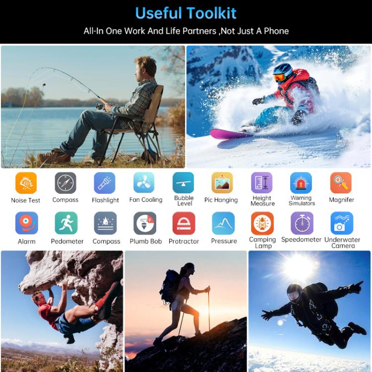 Unihertz Tank 4 Pro Smartphone Visión Nocturna 16GB+512GB 5G by Unihertz