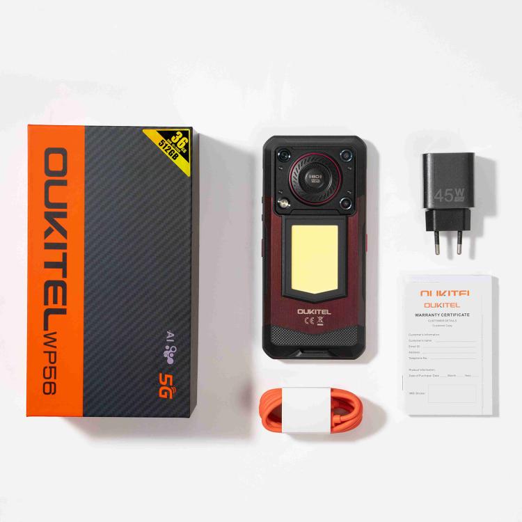 Oukitel WP56 Teléfono Resistente 12GB+512GB 108MP Cámara Pantalla 6.8 Pulgadas 5G